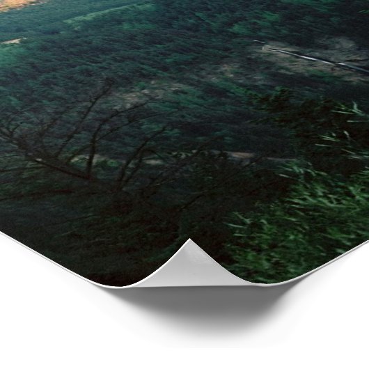 Brits Columbia van boven naar beneden Poster (Hoek)