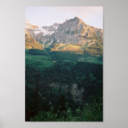 Brits Columbia van boven naar beneden Poster (Voorkant)