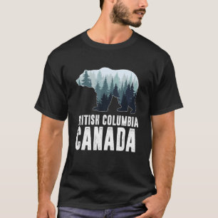 Brits-Columbia Vancouver Canada Beer Groen Bos T-shirt