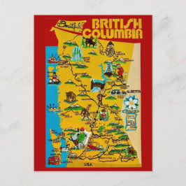 Brits-Columbia Vintage Ansichtkaart Briefkaart