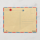 Brits-Columbia Vlag Canada  Souvenirs Briefkaart (Achterkant)