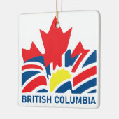Brits-Columbia Vlag Canada  Souvenirs Keramisch Ornament (Links)
