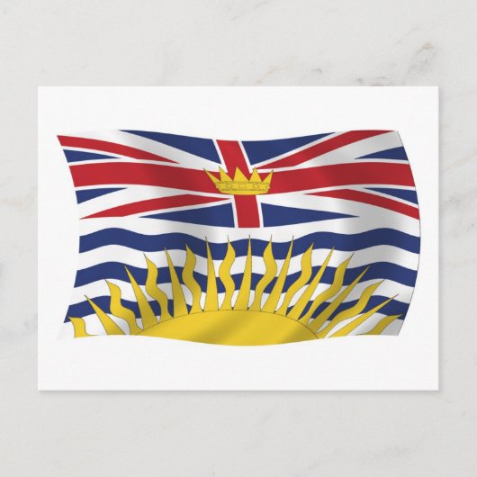 Brits-Columbia Vlag Postkaart (Voorkant)