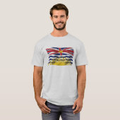Brits-Columbia Vlag T-shirt (Voorkant volledig)