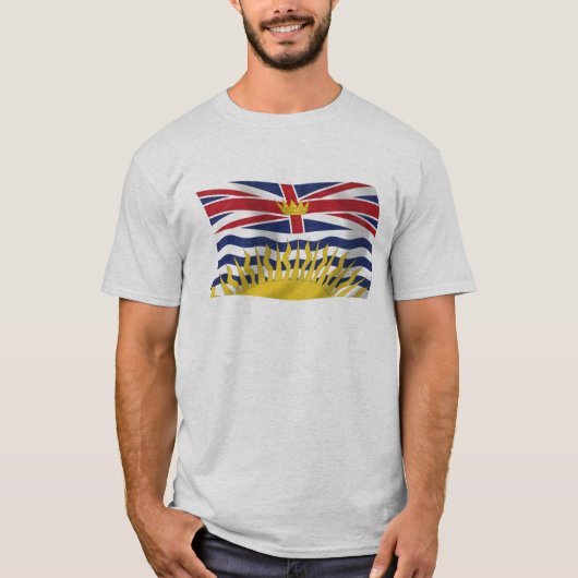 Brits-Columbia Vlag T-shirt (Voorkant)