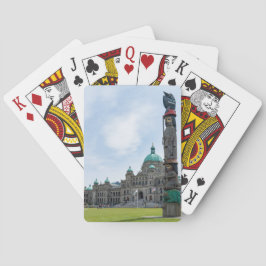 Brits-Columbiaanse parlement - Victoria, Canada Pokerkaarten