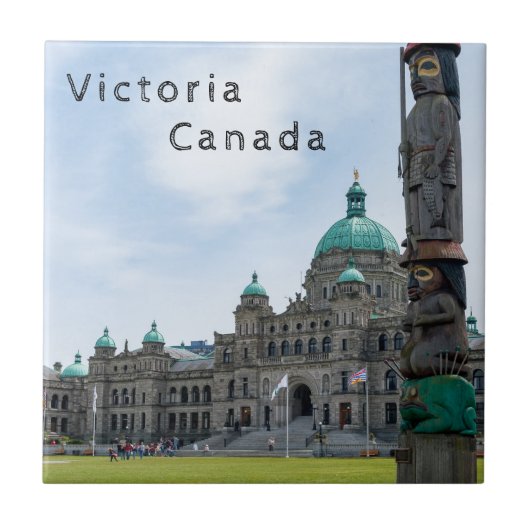 Brits-Columbiaanse parlement - Victoria, Canada Tegeltje (Voorkant)