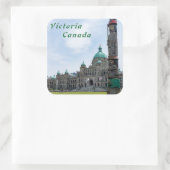 Brits-Columbiaanse parlement - Victoria, Canada Vierkante Sticker (Tas)