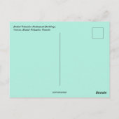 Brits-Columbiaanse parlementsgebouwen Canada Briefkaart (Achterkant)