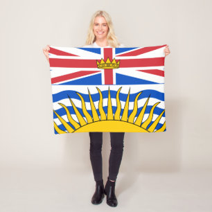 Brits-Columbiaanse vlag Fleece Deken