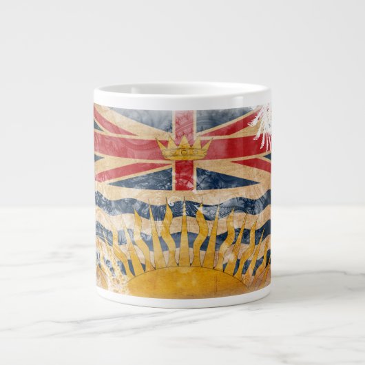 Brits-Columbiaanse vlag Grote Koffiekop (Voorkant)