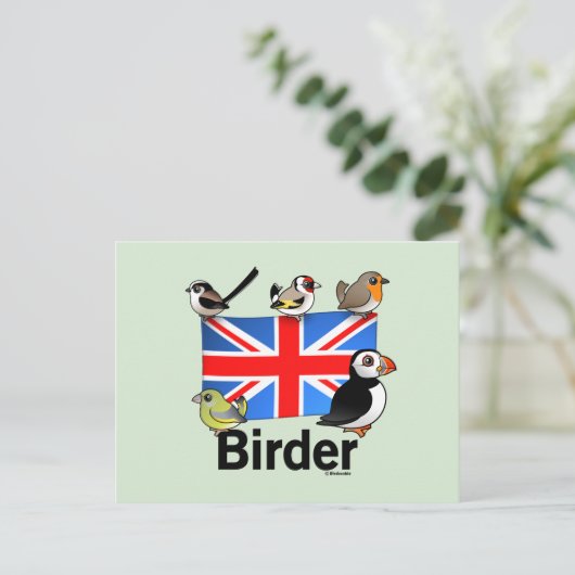 Brits dier briefkaart (Staand voorkant)