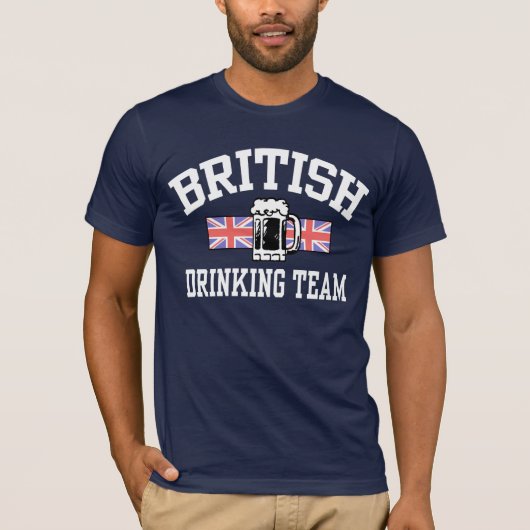 Brits Drink team T-shirt (Voorkant)