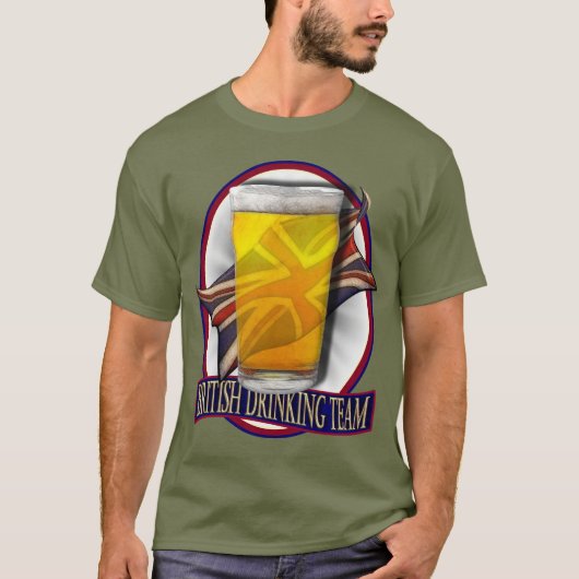 Brits Drink team T-shirt (Voorkant)