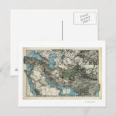 Brits en Russisch gebied van Afghanistan Briefkaart (Voorkant / Achterkant)