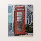 Brits Engels Oude Telefoon Booth Puzzel (Verticaal)