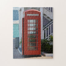 Brits Engels Oude Telefoon Booth Puzzel