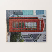 Brits Engels Oude Telefoon Booth Puzzel Legpuzzel (Horizontaal)