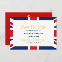 Brits EU Jack Flag Destination Wedding