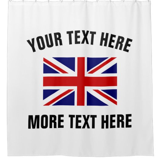 Brits EU-vlag douchegordijn (Voorkant)