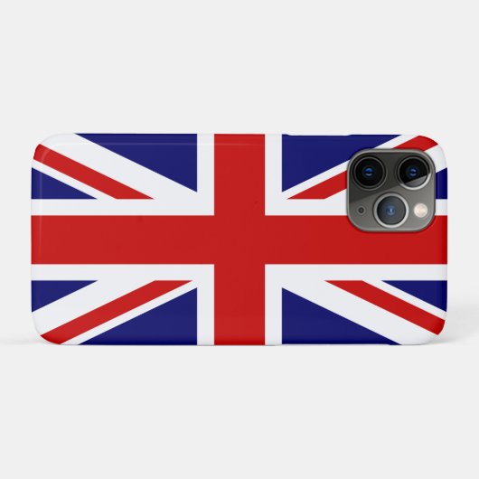 Brits EU-vlag Flag iPhone 11 Pro-Hoesje Case-Mate iPhone Case (Achterkant (horizontaal))