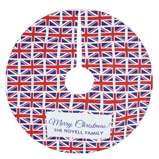 Brits EU-vlag kerstboomrok Kerstboom Rok (Voorkant)