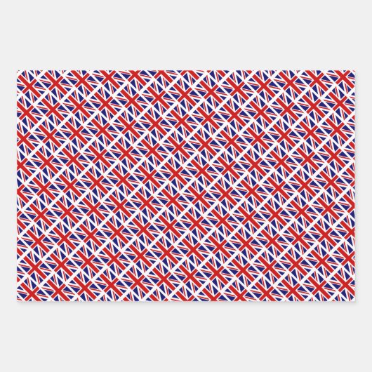 Brits EU-vlag Platinum Jubilee van koningin Inpakpapier Vel (Voorkant)