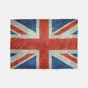 Brits EU-vlag retro fleece blanket