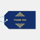 Brits EU-vlagpatriottisch huwelijk Cadeaulabel (Achterkant Horizontaal)