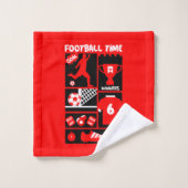 Brits Football Bad Handdoek (Wasdoekje)