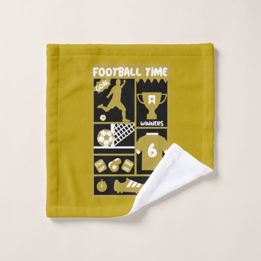 Brits Football Bad Handdoek (Wasdoekje)