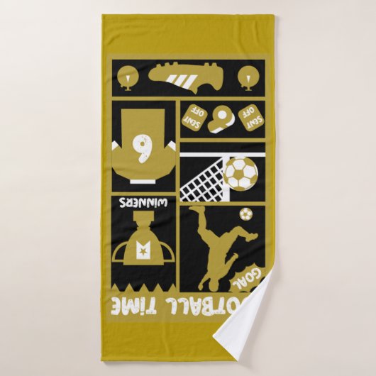 Brits Football Badhanddoek (Badhanddoek)