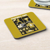 Brits Football Bier Onderzetter (Linkerzijde)