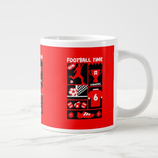 Brits Football Grote Koffiekop (Rechts)