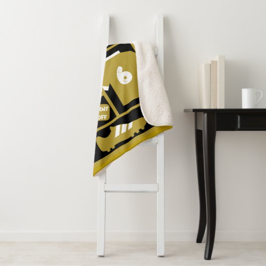 Brits Football Sherpa Deken (In situ)