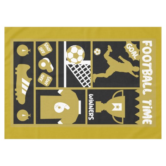 Brits Football Tafelkleed (Voorkant (Horizontaal))