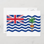 Brits gebied in de Indische Oceaan, vlag IO Briefkaart (Voorkant / Achterkant)