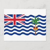 Brits gebied in de Indische Oceaan, vlag IO Briefkaart (Voorkant)