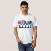 Brits gebied in de Indische Oceaan, vlag IO T-shirt (Voorkant volledig)