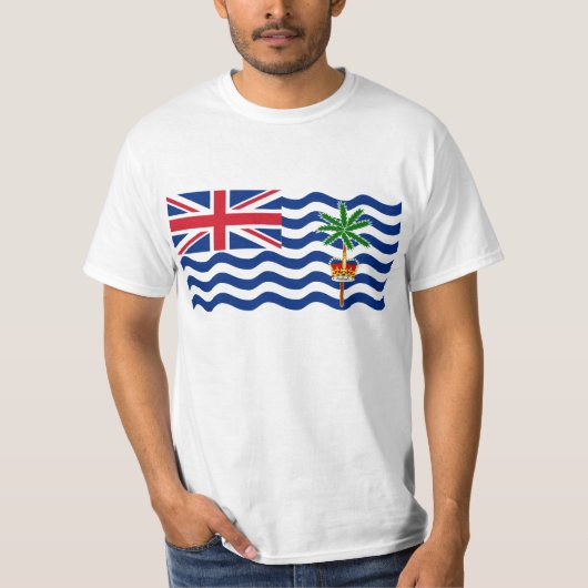 Brits gebied in de Indische Oceaan, vlag IO T-shirt (Voorkant)