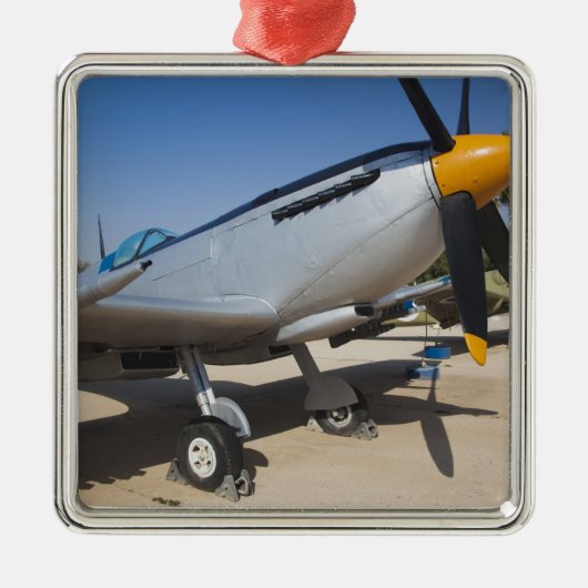 Brits gebouwde Spitfire jager Metalen Ornament (Voorkant)
