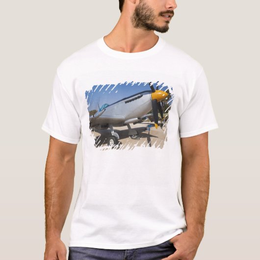 Brits gebouwde Spitfire jager T-shirt (Voorkant)
