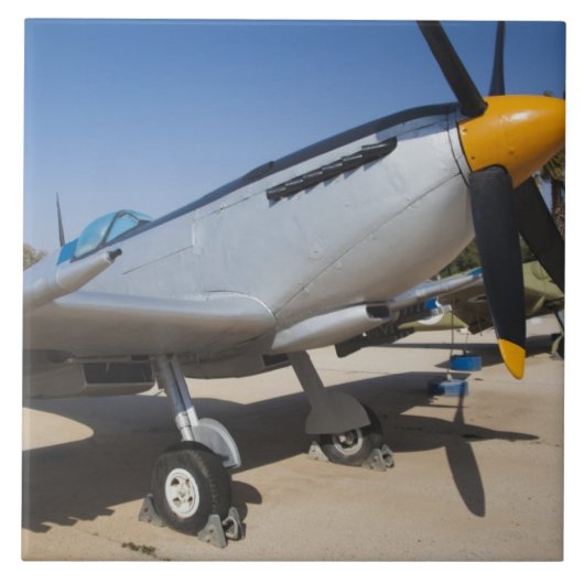 Brits gebouwde Spitfire jager Tegeltje (Voorkant)
