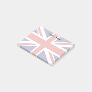 Brits Gepersonaliseerd de vlagontwerp van Union Post-it® Notes