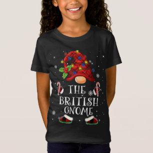 Brits Gnome Buffalo met kerstboom T-shirt