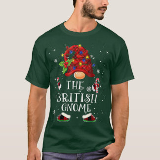 Brits Gnome Buffalo met kerstboom T-shirt