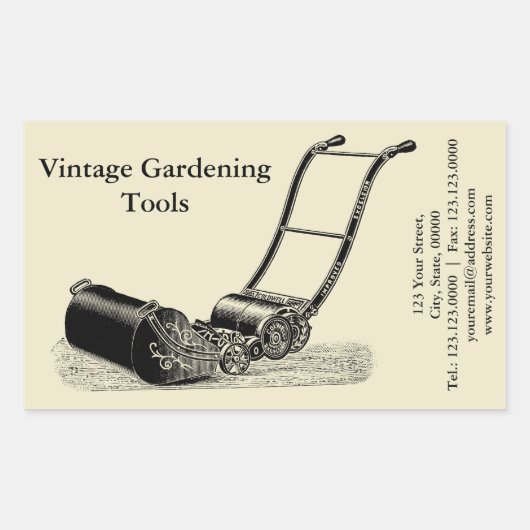 Brits grasmaaier Corporate R Sticker (Voorkant)