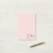 Brits handgeschreven handtekening decoratieve Y Bl Post-it® Notes (Op bureau)