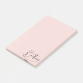 Brits handgeschreven handtekening decoratieve Y Bl Post-it® Notes (Schuin)