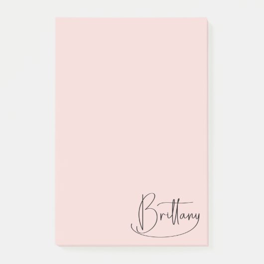 Brits handgeschreven handtekening decoratieve Y Bl Post-it® Notes (Voorkant)